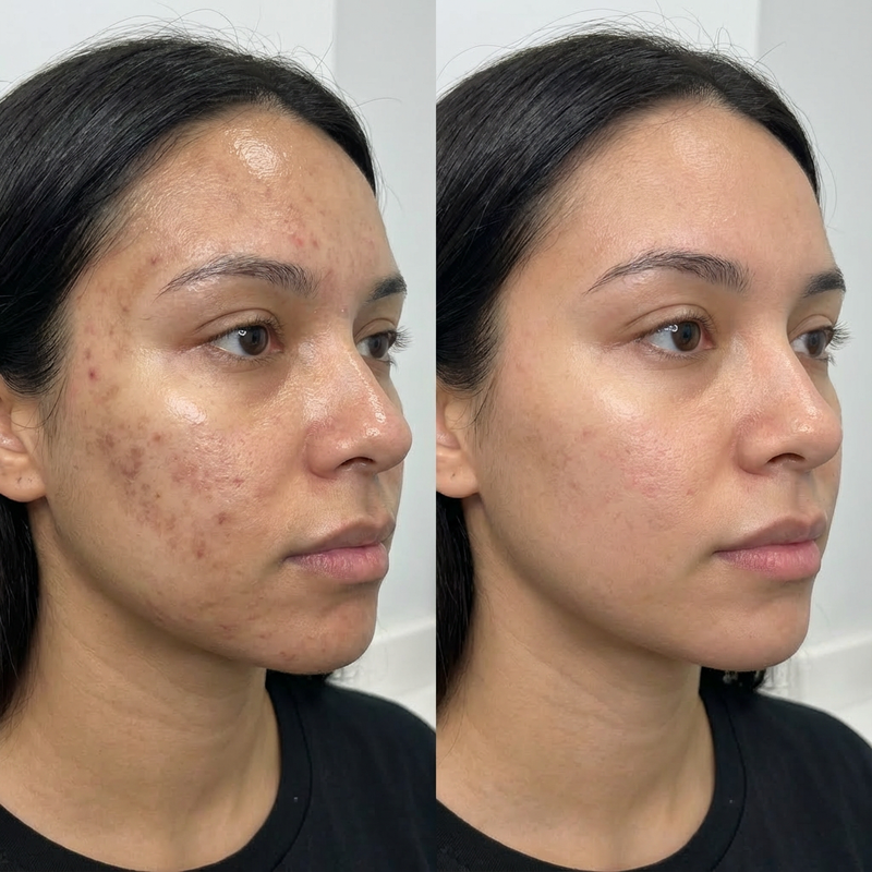 Gleichmäßiger Hautton